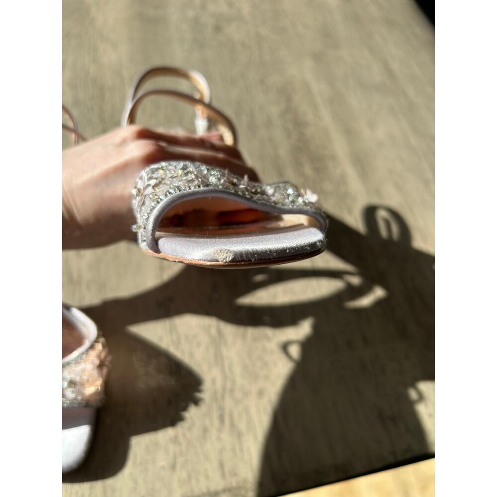 Badgley Mischka Tayten Floral Embellished Heel - 7 1/2 - Picture 6 of 8